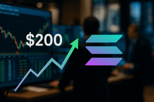 Lee más sobre el artículo Solana supera los 200 dólares con impulso institucional y rumores de ETF