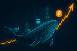 Lee más sobre el artículo Ballenas liquidan posiciones de Bitcoin mientras altcoins suben hasta 50%